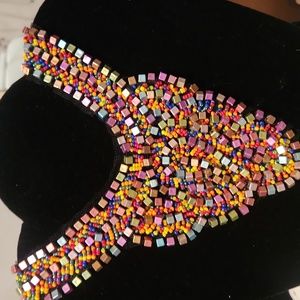 Ribbon and Lace Statement Choker